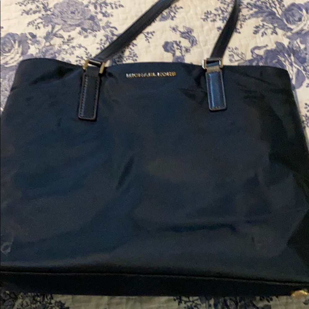 Navy blue Michael Kors bag